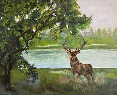deer kids artwork